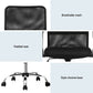 Artiss 2x Mesh Office Chair Mid Back Black