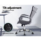 Artiss Office Chair Conference Chairs PU Leather High Back Black