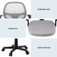 Artiss 2x Mesh Office Chair Computer Gaming Desk Chairs Work Study Mid Back Grey