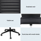Artiss Ergonomic Office Chair Mesh Computer Desk Chairs with Lumbar Support, Height Adjustment Swivel Chair Mid Back for Home Office Study, Black