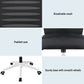 Artiss Ergonomic Office Chair Mesh Computer Desk Chairs with Lumbar Support, Height Adjustment Swivel Chair Mid Back for Home Office Study, Black and White