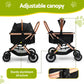 i.Pet Pet Dog Stroller Pram Large Cat Carrier Travel Pushchair Foldable 4 Wheels
