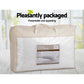 Giselle Bedding Goose Feather Down Pillow Twin Pack