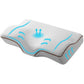 Giselle Bedding Memory Foam Contour Pillow – Ergonomic Neck Support (Grey)