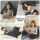 Giselle V Shape Pillow Boomerang Nursing Body Cushion Grey