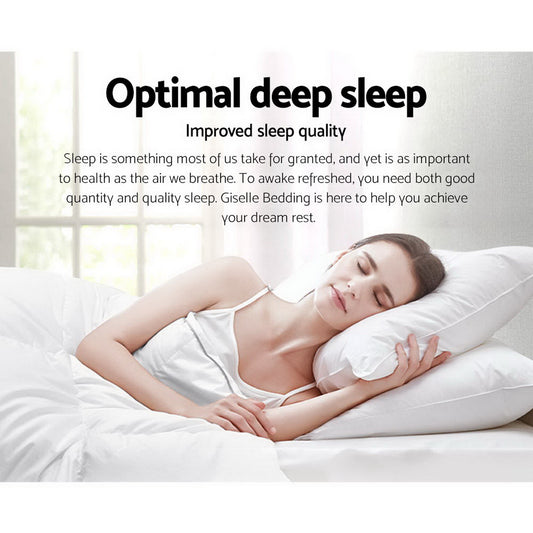Giselle Bedding 400GSM Bamboo Blend Microfibre Quilt – King