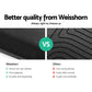 Weisshorn Car Floor Mats Rubber Fits Ford Ranger PX PX2 PX3 Dual Cab 2011-2022 3D