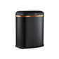 Devanti 38L Motion Sensor Bin Rubbish Automatic Black