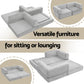 Artiss Convertible Folding Sofa Bed Grey