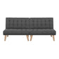 Artiss 2x Sofa Bed Couch Single Seater Fabric Grey