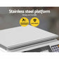 Emajin Digital Kitchen Scale 40KG Platform Scale – LCD Display (White)