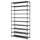Artiss Stackable Shoe Rack Cabinet 50 Pairs 10-Tier – Black