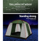Weisshorn Family Camping Tent 6 Person Hiking Beach Tents Dome Shelter