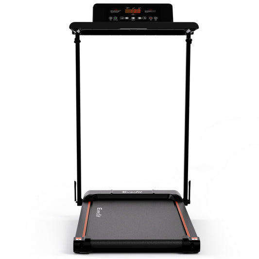 Everfit Treadmill Electric Walking Pad Foldable Incline for Home Office Gym Black
