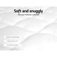 Giselle Bedding Pillowtop Mattress Topper 100% Microfibre – Queen