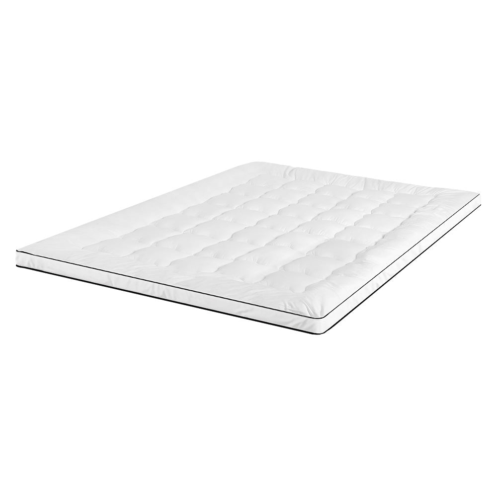 Giselle Bedding Pillowtop Mattress Topper 100% Microfibre – Queen