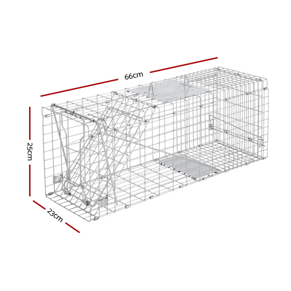 Gardeon Humane Animal Trap Cage for Possum & Rabbit – 66x23cm