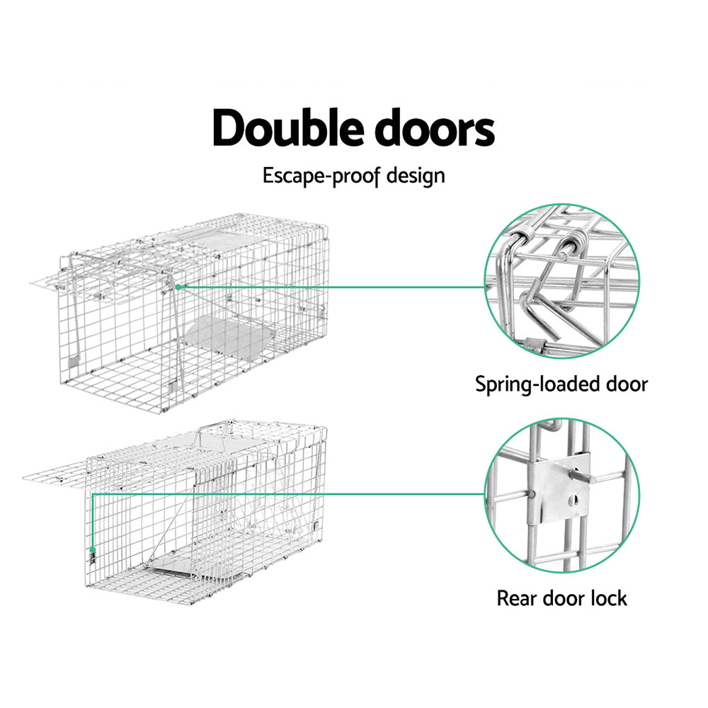 Gardeon Humane Animal Trap Cage for Possum & Rabbit – 66x23cm