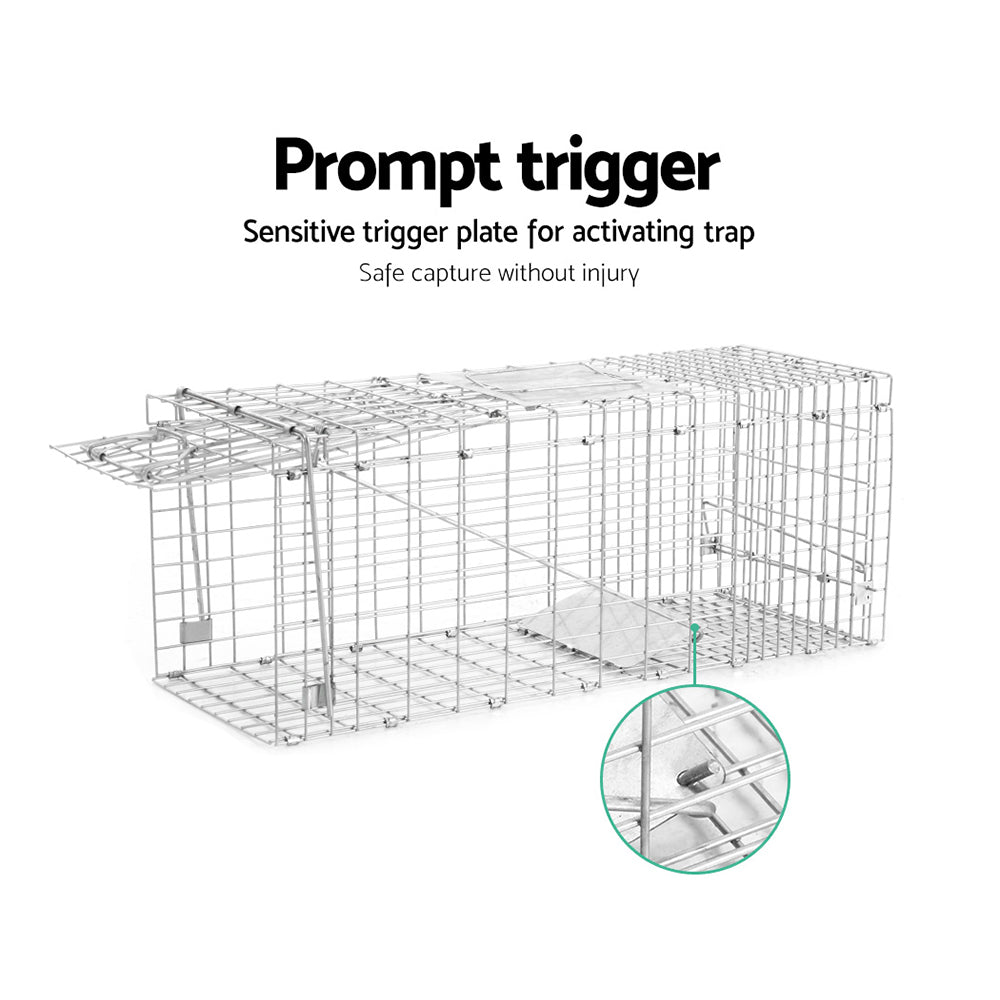 Gardeon Humane Animal Trap Cage for Possum & Rabbit – 66x23cm