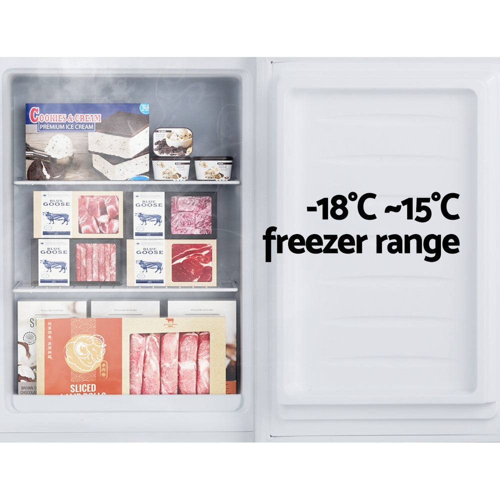 Devanti 42L Upright Freezer Fridge White