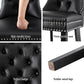 1 Set of 4 Artiss Dining Chairs Black Leather