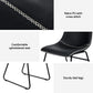 Artiss 2x Dining Chairs Retro PU Leather Kitchen Lounge Cafe Accent Chair Black