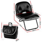 Artiss 2-in-1 Foldable Armchair Lounge Chair Portable – Black
