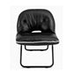 Artiss 2-in-1 Foldable Armchair Lounge Chair Portable – Black