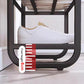 Hivvago 4-Layer Shoe Rack – Compact Steel Frame Organizer for Entryway, Black