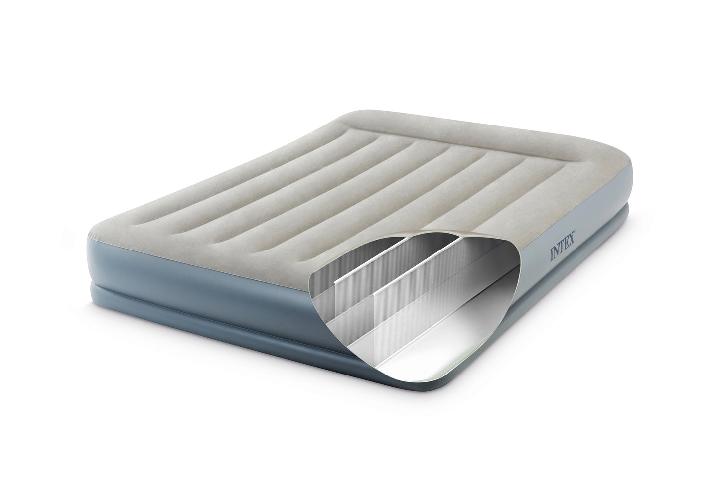 INTEX Queen Dura-Beam� Air Mattress w/ Built-In USB Electric Pump 64118