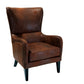 Canberra Tufted Fabric Armchair & Ottoman Set – Natural Linen