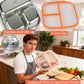 Stainless Steel Snack Box Container with Ice Pack & Lunch Bag for Man & Women - Bento Lunch Box Kit for School,office,Work,Travel,Camping, Reusable Lunch Meal Prep Containers Compartment Leak-Proof