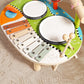 Multifunctional Wooden Frog Drum Set Toy for Kids