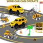 343 track-building sets, track-course - STEM learning toys, construction vehicles (concrete mixers, dump trucks), Track-birthday/Christmas gifts for boys - Developing motor skills and creativity - Compatible with the major