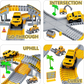 343 track-building sets, track-course - STEM learning toys, construction vehicles (concrete mixers, dump trucks), Track-birthday/Christmas gifts for boys - Developing motor skills and creativity - Compatible with the major