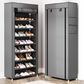 Multi-functional 10-layer shoe rack (can be freely disassembled into any number of layers) - Easy to assemble, portable for storage, suitable for 15 to 27 pairs of sports shoes, high heels and boots, it is an ideal choice for home use