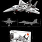 Christmas gift F-15 Eagle Fighter Jet Building Blocks Set, 223 Pieces Military Aircraft Model Kit for Kids & Enthusiasts（F15 fighter）