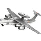 Christmas gift KJ2000 Airborne Early Warning Aircraft Building Blocks Set, 199 Pieces Military Model Kit for Kids Aged 6+ & Enthusiasts（KJ2000 early warning aircraft）