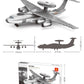 Christmas gift KJ2000 Airborne Early Warning Aircraft Building Blocks Set, 199 Pieces Military Model Kit for Kids Aged 6+ & Enthusiasts（KJ2000 early warning aircraft）
