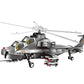Christmas gift WZ-10 Attack Helicopter Building Blocks Set, 264 Pieces Military Model Kit for Kids Aged 6+ & Enthusiasts（WZ10 helicopter gunship）