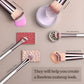 Champagne Gold Makeup Brush Set (18-Piece): Professional, Cruelty-Free for Foundation, Blush & Eyeshadow, Ideal for Aussies