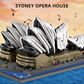 Sydney Opera House Mini Building Blocks Model – Iconic Architectural Masterpiece for Home Display, Gifts & Creative Play (White) | Other Architectural Models Available In-Store