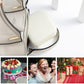 White Travel Jewelry Box with Mirror: Compact, Organised Storage for Rings, Necklaces & Earrings, Ideal for Aussies