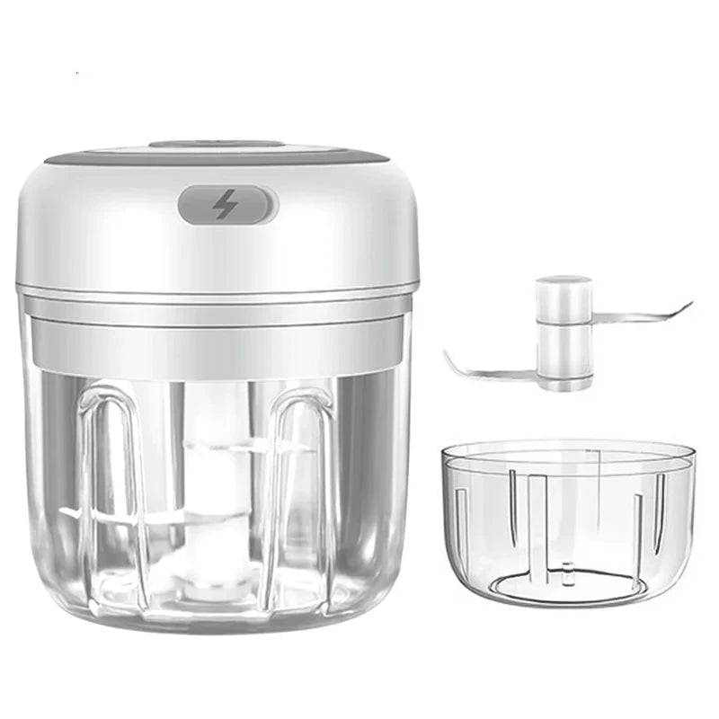 NNEOBA Mini Electric Meat Grinder & Garlic Crusher – One-Touch Chopper