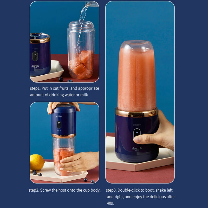NNEOBA Portable Electric Juicer Cup – Fresh Juice On the Go
