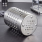 Stainless Steel Double-Tube Cutlery Basket With Storage Rack for Household Kitchen-Silver