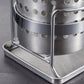 Stainless Steel Double-Tube Cutlery Basket With Storage Rack for Household Kitchen-Silver