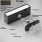 LED Wall Lights 2 Pack with Remote,Wall Sconces Lamp 3000mAh Rechargeable Battery Operated,3 Color Temperatures & 12 RGB Dimmable Magnetic 360° Rotation Cordless Light (Black)