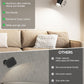 Battery Operated Wall Lights 2 Pack Rechargeable Wall Lights Indoor Touch Dimmable with Remote Control,Magnetic Wall Sconce Lights Battery Black Wireless LED Decor Lighting 3000mAh [Energy Class F]