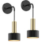 Battery Operated Wall Sconce Set of 2, Dimmable RGB Wall Sconce with Remote Indoor Battery Powered Wall Lamp Light for Bedroom Living Room